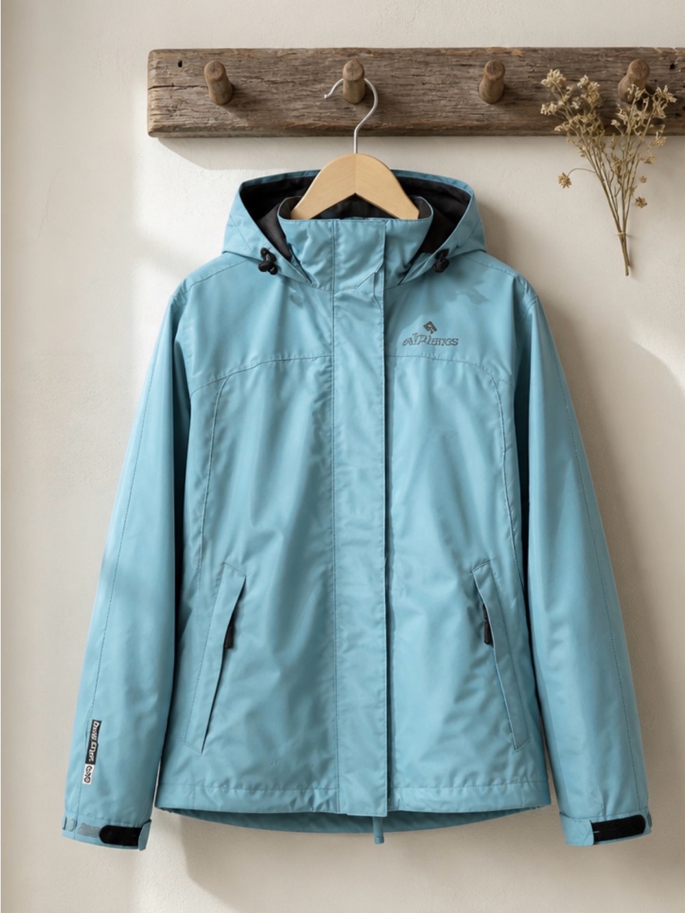 Mountain Ridge Women's Light Blue Hooded Ski Jacket R1